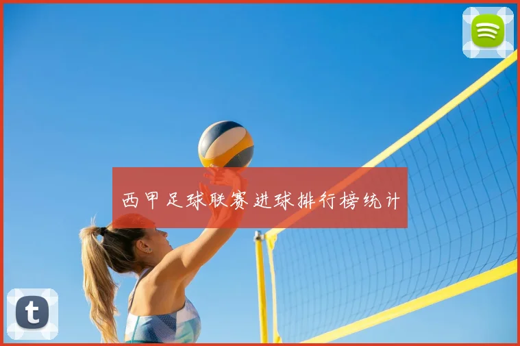 西甲足球联赛进球排行榜统计